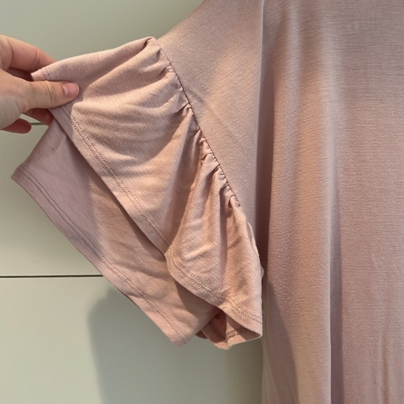 Miss Me Light Pink Embroidered Tee - Picture 5 of 5